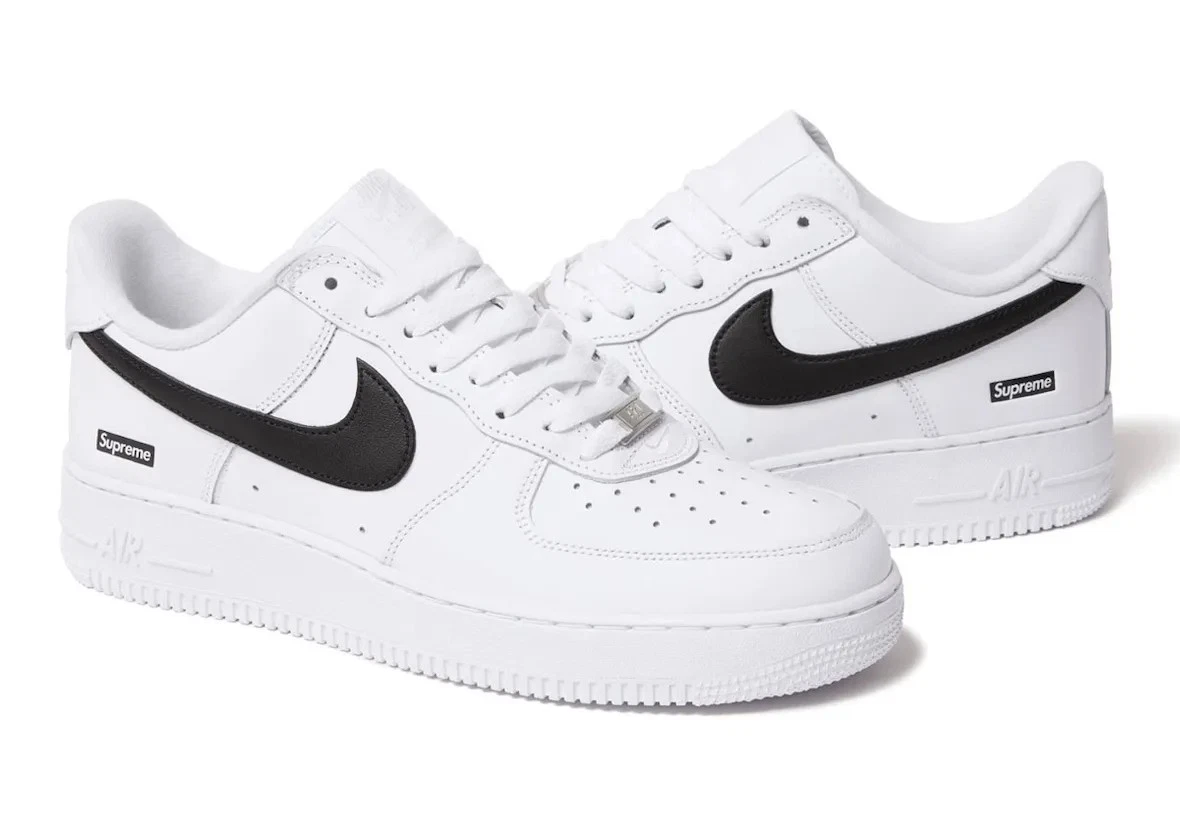 Nike Air Force 1 Supreme ホワイト Las mejores ofertas en Supreme x Nike Air Force 1 Low Box Logo