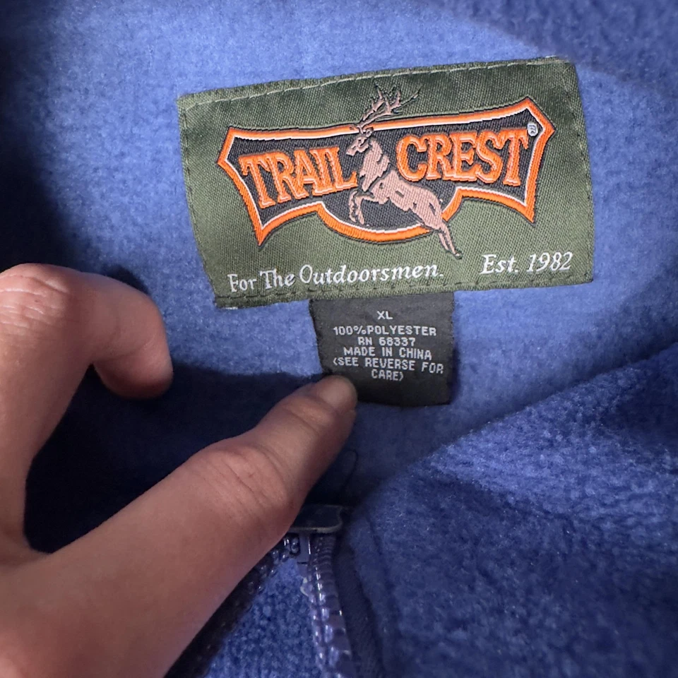 Jaqueta de lã vintage Trail Crest cavalo XL caubói ocidental anos 90 estampa animal Y2K - Imagem 2 de 4