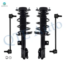 Set of 4 Front Sway Bar Link-Quick Complete Strut For 2012-2017 Hyundai Veloster