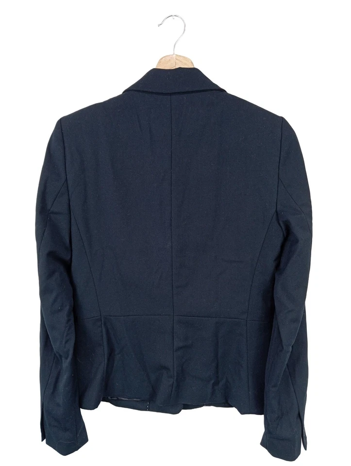 MANGO Blazer clásico Mujeres Blazer Talla EU 36 azul look casual - Imagen 2 de 4