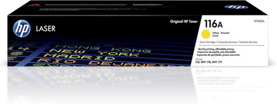 116A Yellow Toner Cartridge | Works Color Laser 150 Series, Color Laser MFP 178,