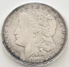 Morgan Dollar 1921 D Circulated United States Coin 90% Silver