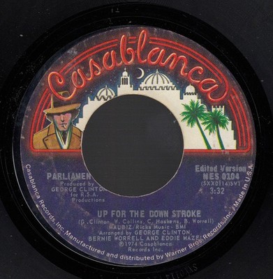 Parliament - Up For The Down Stroke / Presence Of A Brain, 7'', (Vinyl)