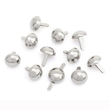 Round Brads Purse Feet Handbag Nailheads Spike Prong Studs 8MM 10MM 12MM 100 ...