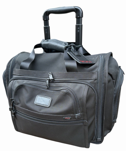 TUMI Alpha 2 Compact 2 Wheeled Duffel Luggage Carry-On Black 22052DH
