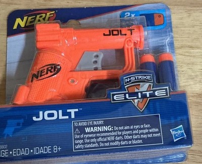 Nerf N-Strike Elite Jolt Orange Blaster Toy Gun w/ 2 Darts B8802 -