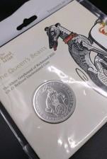 2021 - The Queens Beasts - White Greyhound Of Richmond- Royal Mint- UK - £5 Coin