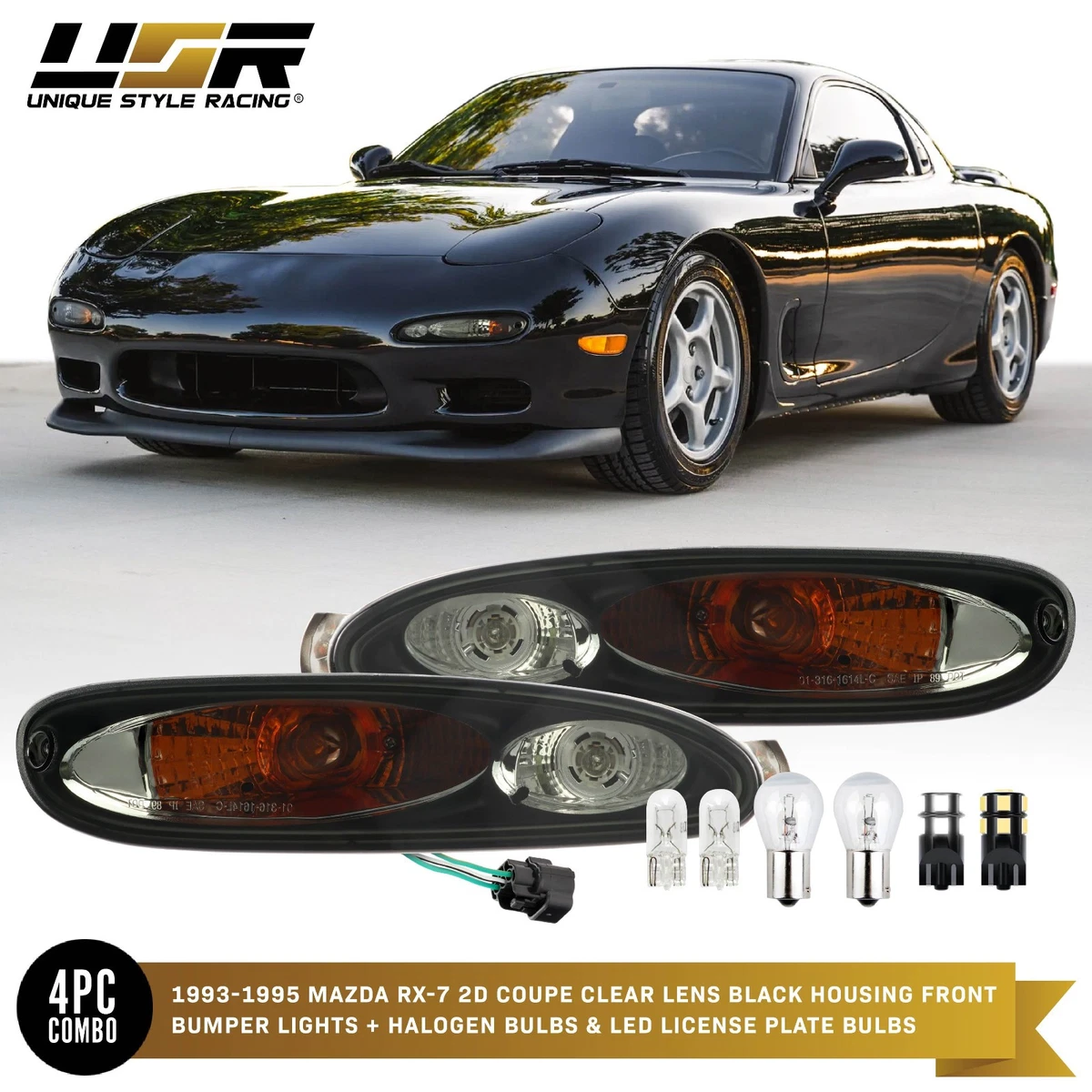 25+ Front Turn Signal Light Assemblies for Mazda RX-7 for sale