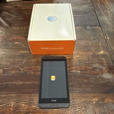 HTC Desire 610 Black AT T Touchscreen Smartphone Built-In Rear Camera with Box