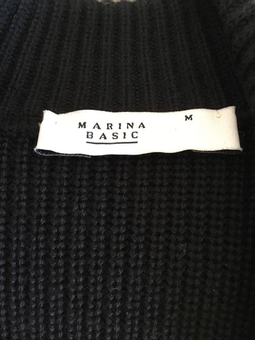 MARINA BASIC leather & knit combination jacket - image 5