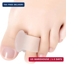 Toe Separators for Women  Men, 12-Pack 1/4" Thick Gel Toe Spacers, Bunion Corre