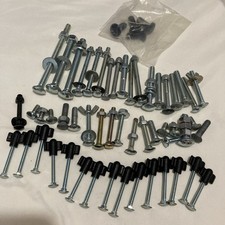 Vintage Steel Carriage Bolt Lot Misc. Sizes Lot of 2 pounds