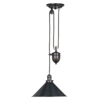 Deckenleuchte Ismene In Bronze Alt Verstellbar Ø37Cm Industrie Lampe Esstisch