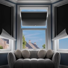 Blackout Curtains for Bedroom Portable No-drill Blackout Blinds for Indoor