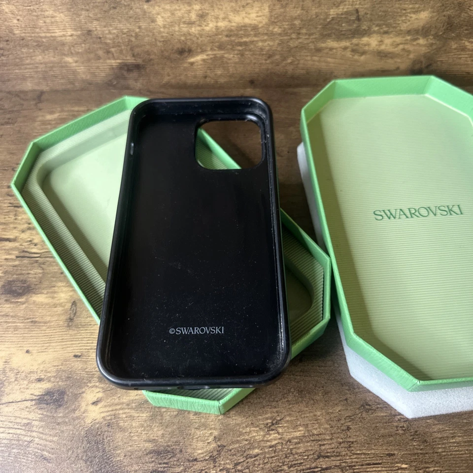 As-is Swarovski Crystal Smartphone Case iPhone 14 Pro Max With Box Fast Shipping Foto 4 de 4