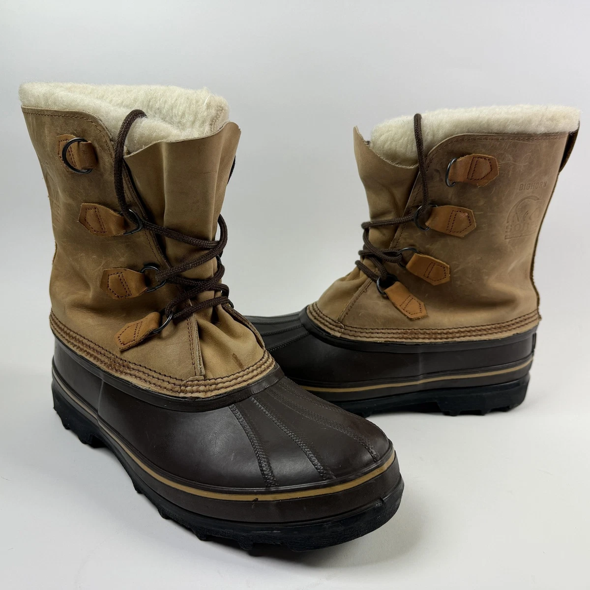 Sorel Crusader USA Made Brown Suede Insulated Winter Snow Winter Boots, Men 12 Sorel Men main image 3
