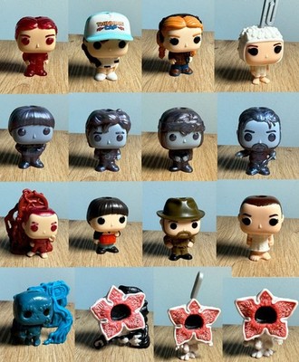 Stranger Things Kinder Joy Mini Figures (with Paper Tags & Strings)