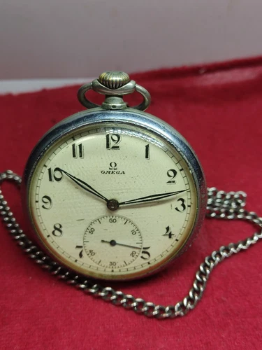 Omega with a chain, pocket watch, run, 296
