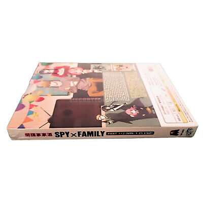 Spy x Family Episodes 1 - 25 English Dubbed Complete Seasons 1 + 2 Anime  DVD