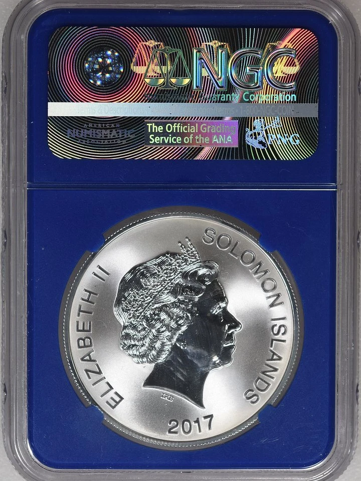 2017 Solomons John F Kennedy JFK NGC MS70 100th Anniversary Silver Dollar $1 - Image 2 of 3