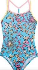 Nike L113808 Girl's Butterfly T Cross-Back One-Piece Swimsuit Size XL