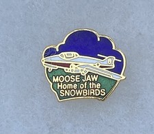 RCAF Royal Canadian Air Force MOOSE JAW HOME OF THE SNOWBIRDS lapel pin #2