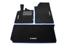Tapis Moquette Smart W451 Kit Ant + Coffre 03 BLEU 2007-2014 Coupé, Cabriolet