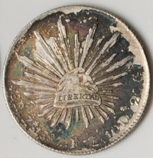 Mexico 1887 Zs FZ 8 Reales AU - NICE HONEST WEAR!