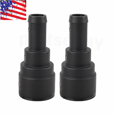 2 pcs Heater Core Coolant Hose Connector for GMC  98-99 C1500 Engine  For Cadill