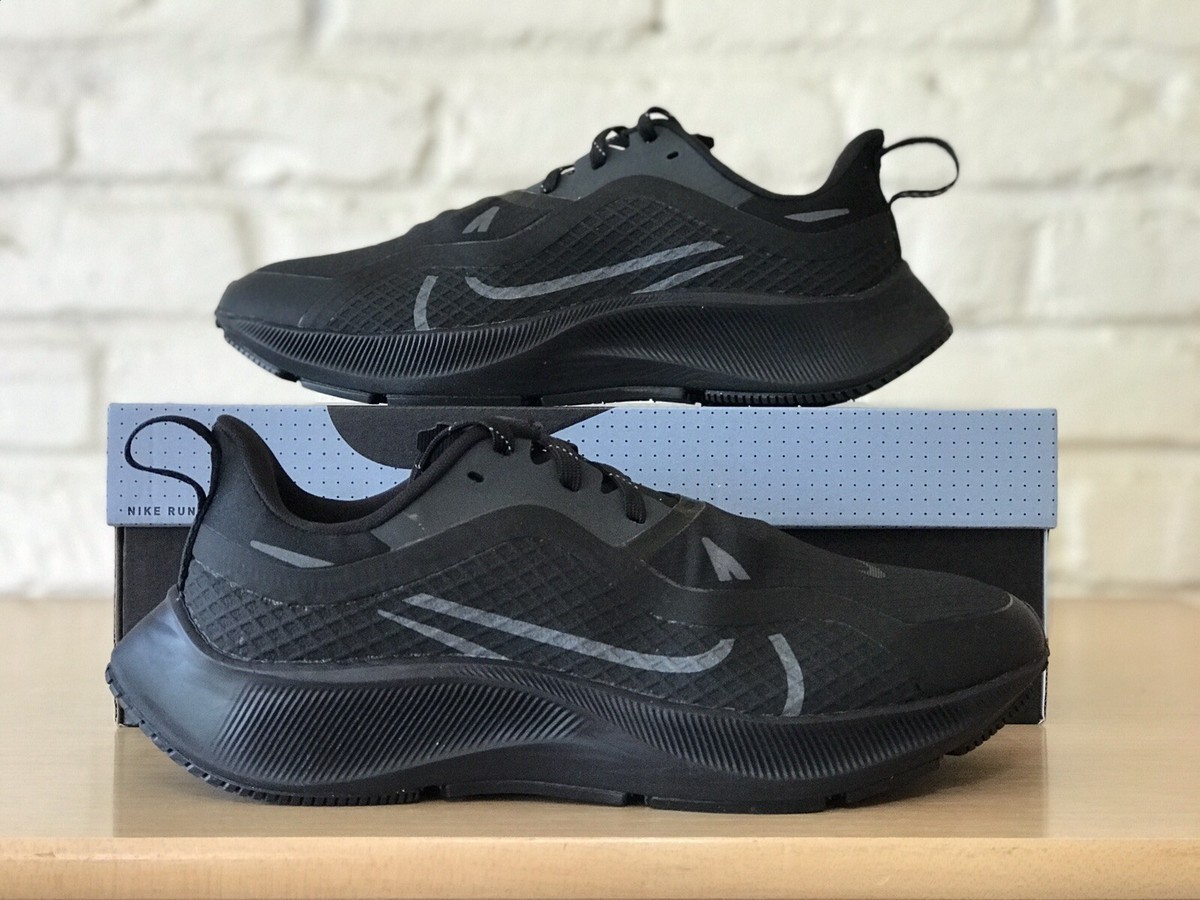 Women's Nike Air Zoom Pegasus 37 Shield Black Anthracite Grey