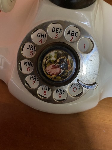 Antique CONTESSA Rotary Dial Phone Victorian Bell Western Electric works - Picture 13 of 15