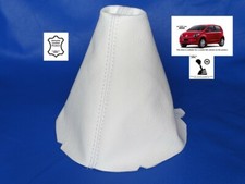 Schaltmanschette Schaltsack Fur Volkswagen UP! 2011-16 Leder Weiss