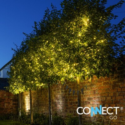 ConnectGo  10m-50m anschließbare Weihnachts LED warmweiß IP65 Lichterkette