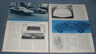 1971 Renault Alpine A310 Vintage Info Article ''The Electric Blue Ego Machine''