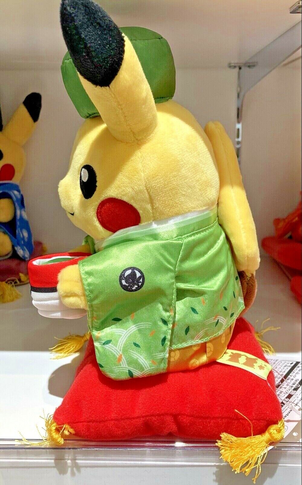 PIKACHU Girl Tea Party Pokemon Center Kyoto Limited Original Plush From  Japan