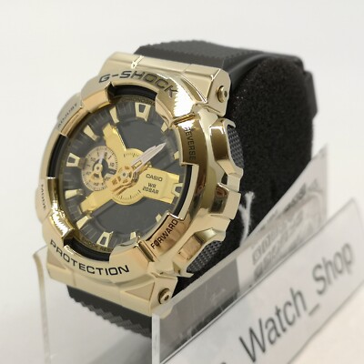 CASIO G-SHOCK GM-110G-1A9JF Black Gold Men's Watch New in Box | eBay