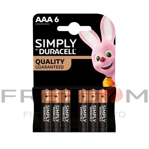 Duracell AA AAA Batteries Simply Alkaline LR03, LR6 10 Year Warranty, Far Expiry - Picture 17 of 24