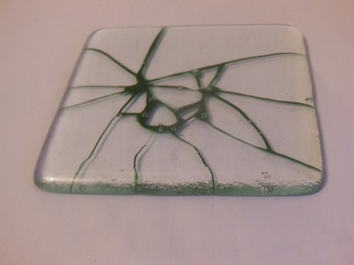 coasters/fused glass,cracked design buy single, 2, 3, 4 or more. multicolours - Picture 35 of 56