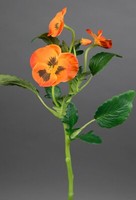 StiefmüTterchenzweig 36Cm Orange Ga Kunstblumen KüNstliche StiefmüTterchen Blume