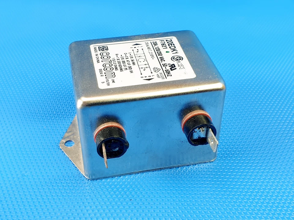 Corcom 20EDK1 F7621 Power Line Emi Filter 20A 120/250VAC 50-60HZ Inkl. MwSt. - Bild 2 von 3