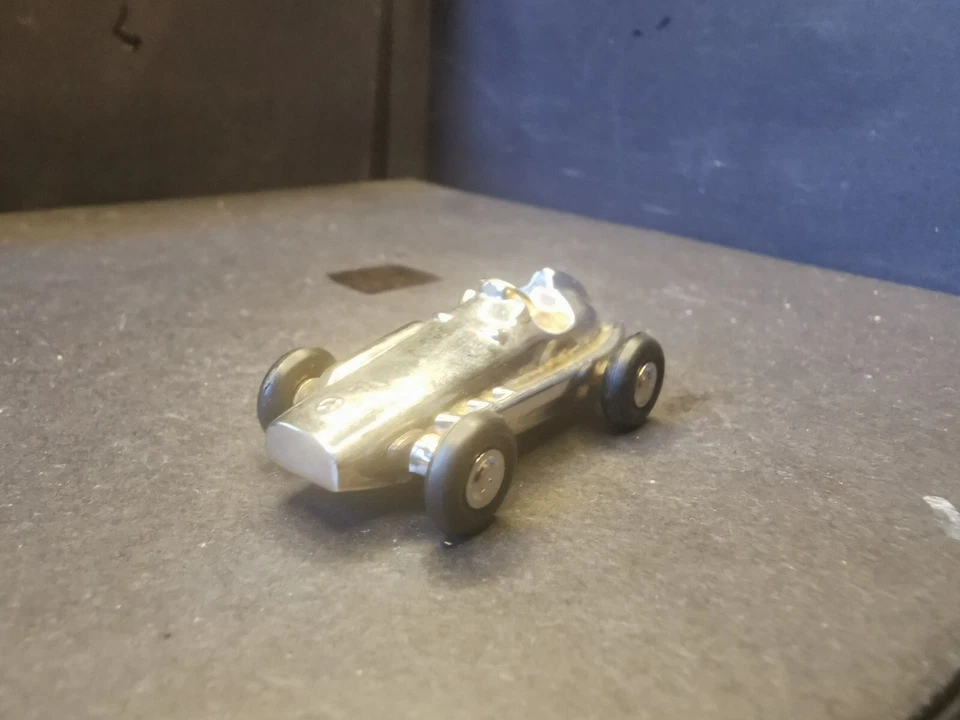 Schuco Piccolo 702 F1 Mercedes 2,5 versilbert argentato 1/87 1/90 pre - Immagine 4 di 4