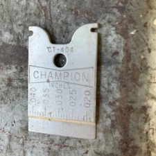 CHAMPION Spark Plug Gap Tool CT-404 Vintage Rat Rod Key Chain Bobble FREE SHIP
