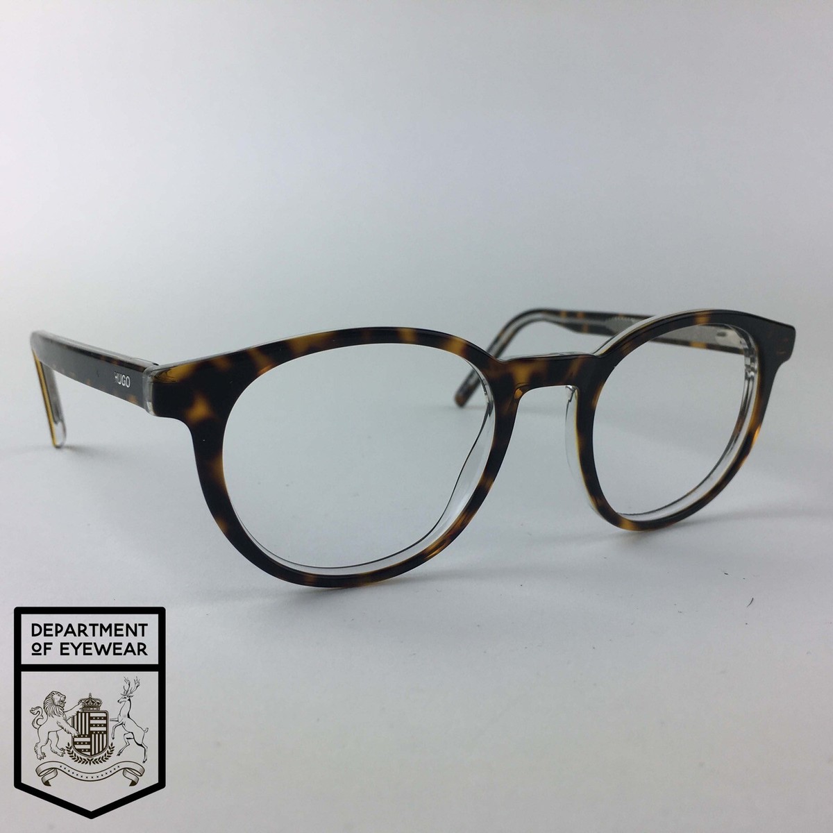 HUGO BOSS eyeglasses TORTOISE ROUND glasses frame MOD: HG06 30766778