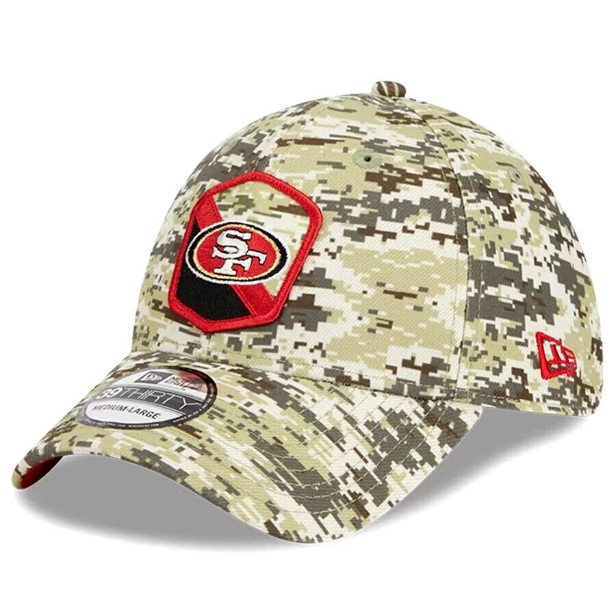 Gorra New Era Para Hombres San Francisco 49ers 23 NFL Salute to Service 39THIRTY Talla L/XL Foto 3 de 4
