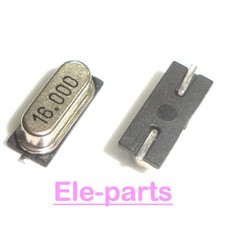 100 PCS 16MHz HC-49/S SMT 16 MHz 16M 16.000MHz 16.000M SMD QUARTZ Crystal