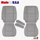 2001-2007 For Toyota Sequoia Genuine Leather Front Replacement Seat Covers Gray