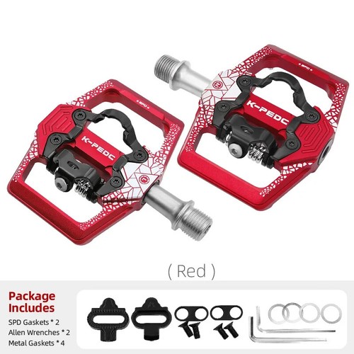 MTB Bicycle Cycling Non-Slip Pedals Aluminum Alloy Flat Platform Waterproof - Picture 15 of 33