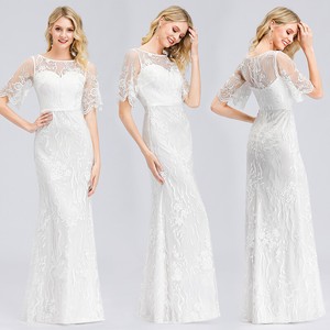 lace fishtail wedding dresses