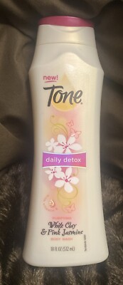 Tone Daily Detox White Clay & Jasmine Body Wash 18 fl. oz (ORIGINAL OLD FORMULA)