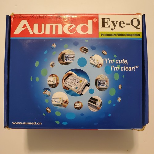 Aumed Eye-Q Low Vision Handheld Pocket Size Video Magnifier Read Aid Parts Only